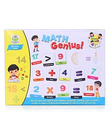 Yash Toys Math Genius Flash Card - 90 Cards 