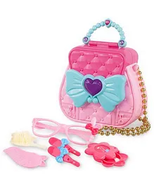 Yamama Dynamite Handbag With Accessories Set of 5 - Pink