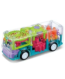 Negocio Multifunctional Musical Toy Bus with Mechanical Gears Simulation - Multicolor