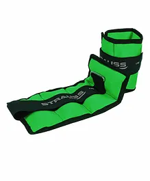 Strauss Ankle Weights Pair Of 1 Kg Each Pack Of 2 - Green