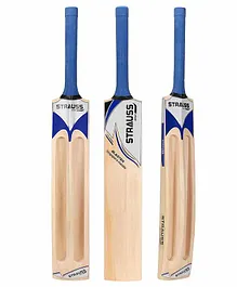 Strauss Blaster Scoop Cricket Bat Plain - Light Brown 