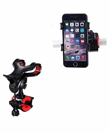 Strauss Cycle Mobile Phone Holder with Mount Bracket - Black 