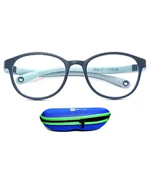Affaires Flexible Zero Power Blue Ray Block Glasses - Black Grey