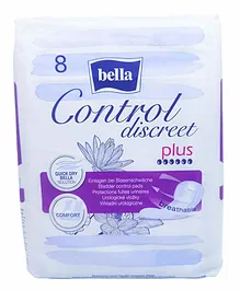 Bella Control Discreet Maternity Bladder Control Pads Plus - 8 Pieces