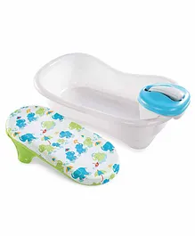 Summer Infant Deluxe Baby Bather Bubble Waves - Blue