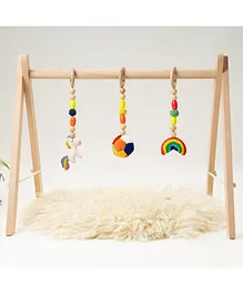 Rocking Potato  Baby Activity Play Gym With Toys - Multicolor