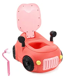 Jeep Shape potty Chair with PU cushion - Red