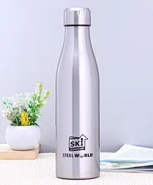 SKI Plastoware Vacuum Insulated Steel Bottle Silver - 500 ml