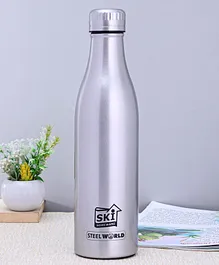SKI Plastoware Vacuum Insulated Steel Bottle Silver - 750 ml