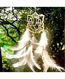 Rooh Dream Catcher Handmade Ganesha Hanging - White