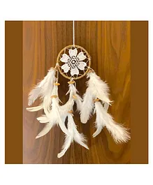 Rooh Dream Catcher Crochet Flower - White 