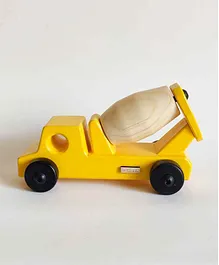 Loyora Cement Mixer Vehicle Toy - Yellow