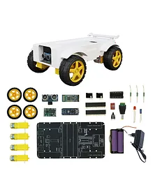 ThinkerPlace STEM Obstacle Avoiding Bluetooth DIY Robotics Kit Learning & Education STEM Toys With 3D Case & Without Toolkit