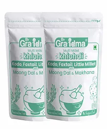 ByGrandma Multi Millet Kichidi Baby Food Pack of 2 - 280 gm Each