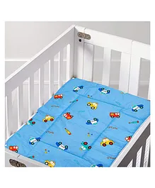 Baby Moo Catch Me If You Can Water-resistant Bed Protector  - Blue