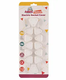 Adore Basics Electric Socket Cover Pack of 12 - White