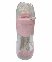 Whizrobo Kitty design Water Bottle Pink - 350 ml