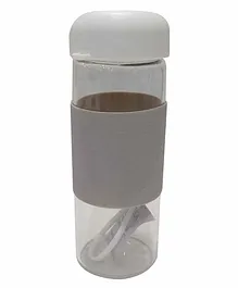 Whizrobo Glass Water Bottle Grey - 300 ml