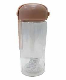 Whizrobo Double Layer Glass Water Bottle Brown - 240 ml