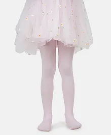 NEXT2SKIN Spandex Solid Pantyhose Stocking - Baby Pink