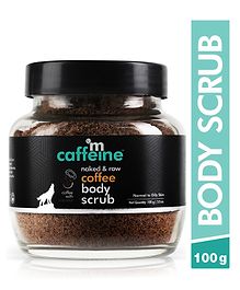 mCaffeine Exfoliating Coffee Body Scrub for Tan Removal & Soft Smooth Skin 100% Natural & Vegan - 100 gm