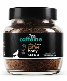 mCaffeine Naked & Raw Coffee Body Scrub - 100 gm