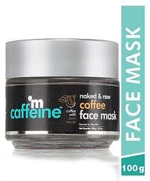 mCaffeine Tan Removal Coffee Clay Face Mask Pore Cleansing Face Pack for Normal to Oily Skin - 100 gm