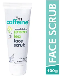 mcaffeine Naked Detox Exfoliating Green Tea Face Scrub - 100 gm
