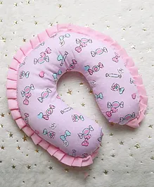 Enfance Neck Support Pillow Candy Print - Pink