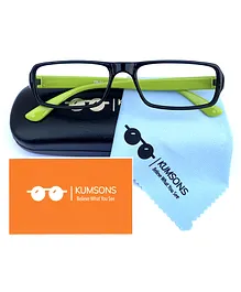Kumsons Unbreakable Blue Light Blocking Anti Glare Glasses - Green