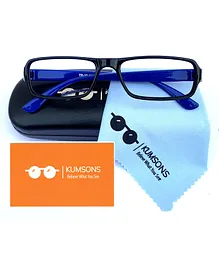 Kumsons Unbreakable Blue Light Blocking Anti Glare Glasses - Blue