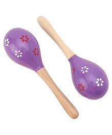 Falcon Wooden Rattle Pack of 2 Colour May Vary