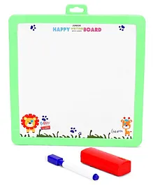 Ratnas Happy Writing Board with Marker & Duster - Green
