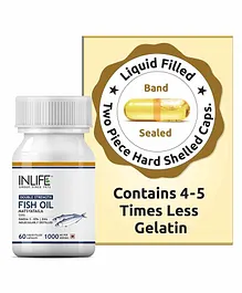 INLIFE Fish Oil Capsules 1000 mg - 60 Capsules
