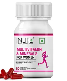 Inlife Multivitamins & Minerals Antioxidants Supplement - 60 Capsules