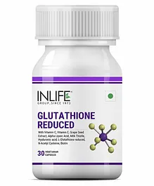 Inlife L Glutathione Reduced Supplement - 30 Capsules
