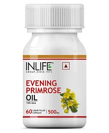 Inlife Evening Primrose Oil Extra Virgin Cold Pressed - 60 Capsules