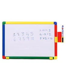 Ratnas Kinder Writing Board with Marker & Duster - White 