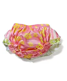 juDanzy Printed Frilled Diaper Cover - Pink