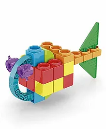 Engino Qboidz 2 in 1 Model Building Blocks Goldfish - Multicolor   