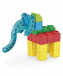 Engino Qboidz 2 in 1 Model Building Blocks Elephant - Multicolor   