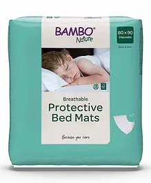 Bambo Nature Breathable Protective Bed Mats - 7 Pieces