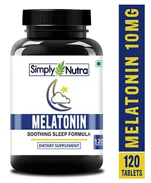 Simply Nutra Melatonin 10mg Sleeping Pills - 120 Tablet