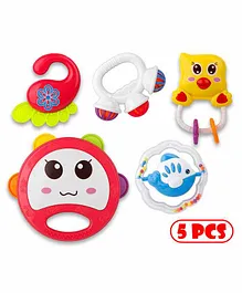 Fiddlerz Rattle Toys Pack of 5 - Multicolour