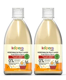 Koparo Clean Natural Fruits & Veggie Wash Pack of 2 - Total 1000 ml