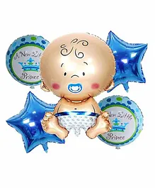 CherishX Baby Shape Foil Balloon Multicolour - Pack Of 2