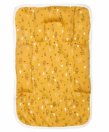 Grandma's Premium Diaper Changing Bed Set Bear Print - Yellow