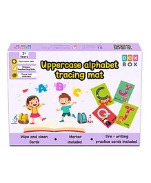 Doxbox Uppercase ABC Wipe And Clean Flash Cards - 13 Pieces