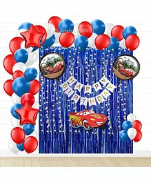 CherishX Happy Birthday Decoration Kit Multicolour - Pack of 54