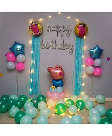 CherishX Happy Birthday Decoration Kit Multicolour - Pack of 70